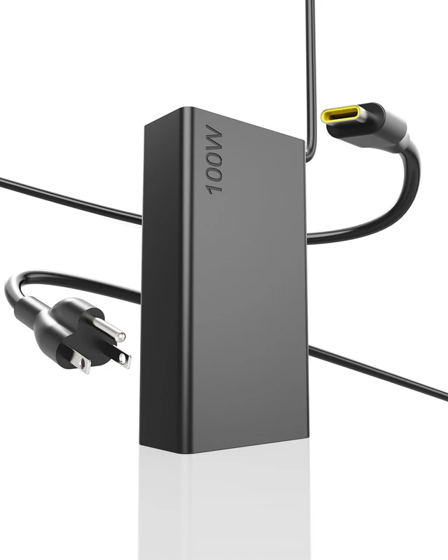 Main image of 100W USB C Charger Compatible with Lenovo Legion Go S, Yoga Pro/Slim 7 9, IdeaPad Pro/Slim 5 7 9, ThinkBook 14 16 14p, ThinkPad P16s T16 T15 E16 E14 L15, Type C Laptop Power Adapter