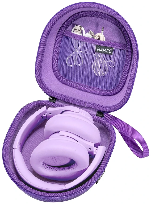 Main image of Hard Storage Case Compatible with BERIBES, for TOZO, for KVIDIO, for Beats Over-Ear Headphones and More Headset, Travel Carrying Bag.(for Sale is Case Only) - Purple