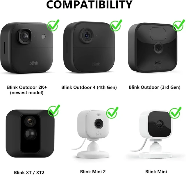Alt view image 2 of 7 - 3Pack Vinyl Siding Mount for Blink Outdoor 2K+ / Outdoor 4 (4th Gen)/(3rd Gen), Blink XT / XT2 / Mini 2K+, Adjustable Mounting Bracket with Vinyl Siding Clips Hooks