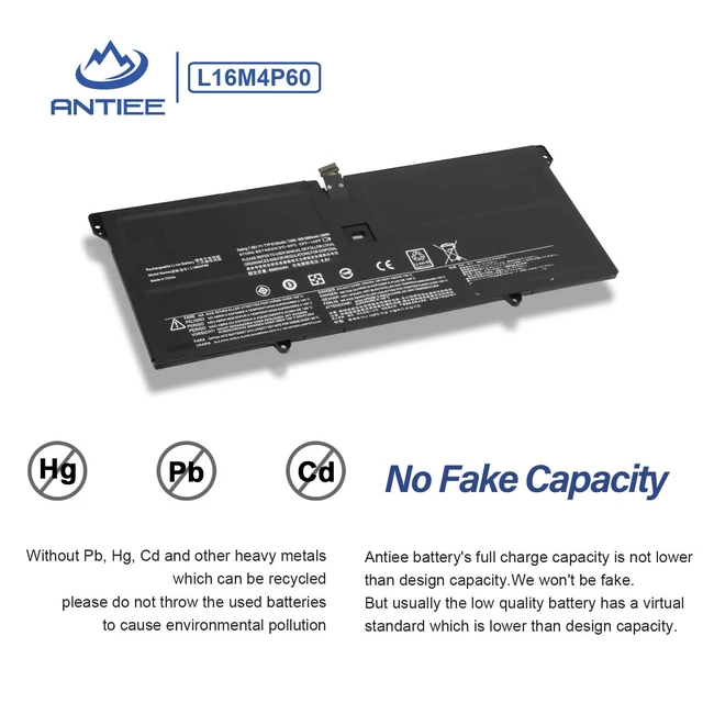 Alt view image 4 of 7 - 81Wh L16M4P60 Laptop Battery for Lenovo Yoga 920 13IKB/Flex Pro/6 Pro 920-13IKB,920-131KB,920-13IKB-80Y7/80Y8/81TF, Ideapad Flex Pro-13IKB, Yoga 6 Pro 13IKB, L16C4P61,5B10N01565,5B10W67249
