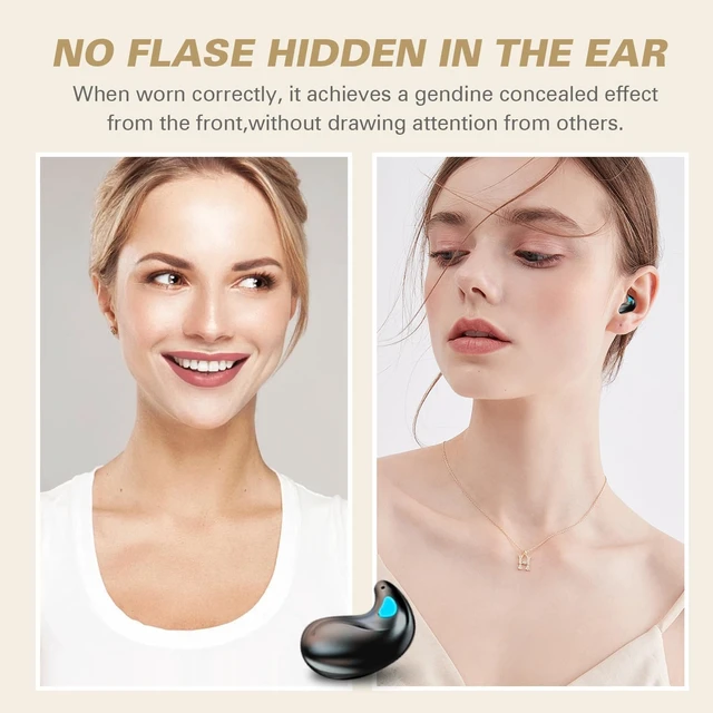 Alt view image 3 of 7 - Flat Invisible Sleep Wireless Earphone IPX5 Waterproof Thin Invisible Sleep Earbuds for Side Sleepers Sleep Ear Buds Smallest Tiny Small Mini Discreet Earbud for Sleeping Invisible Headphones