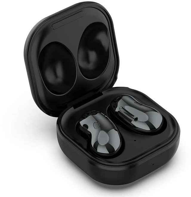 Alt view image 3 of 6 - Wired Charging Case for Galaxy Buds Live SM-R180, Replacement Charger Case Cover with 3.3ft USB-C Cable for Samsung Galaxy Buds Live Earbuds (Black)