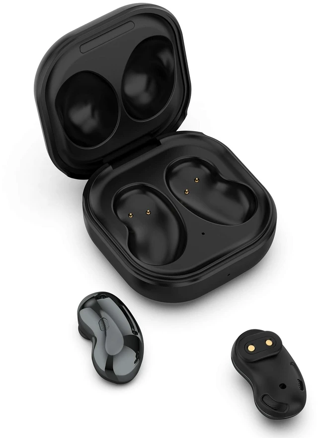 Alt view image 4 of 6 - Wired Charging Case for Galaxy Buds Live SM-R180, Replacement Charger Case Cover with 3.3ft USB-C Cable for Samsung Galaxy Buds Live Earbuds (Black)