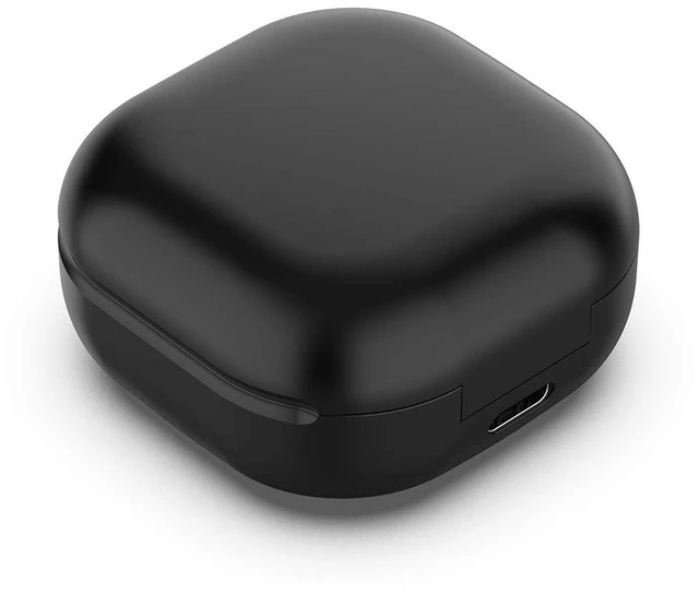 Alt view image 5 of 6 - Wired Charging Case for Galaxy Buds Live SM-R180, Replacement Charger Case Cover with 3.3ft USB-C Cable for Samsung Galaxy Buds Live Earbuds (Black)