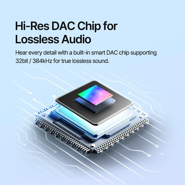 Alt view image 2 of 7 - A100 Smart DAC USB C to 3.5mm Headphone Jack Adapter with USB-A