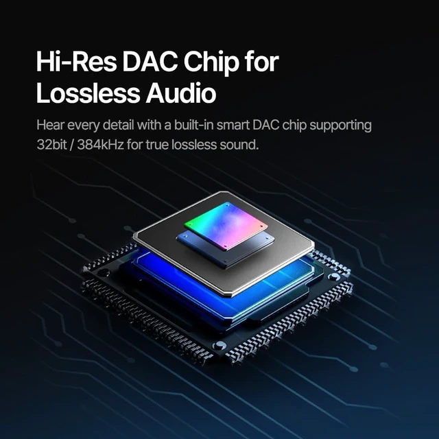 Alt view image 2 of 7 - A100 Smart DAC USB C to 3.5mm Headphone Jack Adapter with USB-A