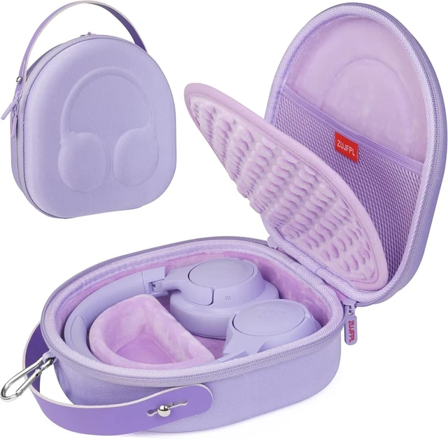 Main image of EVA Hard Case Compatible with JBL Tune 710BT / 720BT / 770NC, and Sony WH-CH710N/WH-CH720N/WH-CH702N Noise Canceling Wireless Headphones, Premium Travel Protective Storage Bag -(Purple)