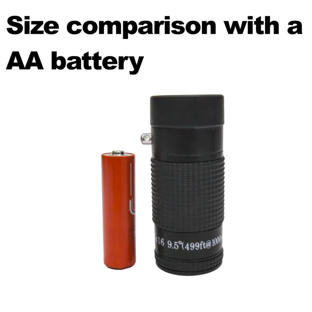 Alt view image 7 of 7 - Close-up Monocular Designed for Low Vision Users who are Visually Impaired. Mini-Sized Magnifying Monoculars for Short Distance Viewing (6X16mm-WhiteStyle)