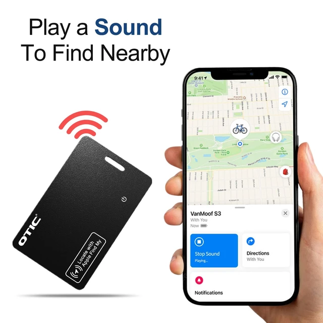 Alt view image 3 of 7 - Wallet Tracker Card, Ultra-Thin 1.7MM Rechargeable Finder, Works with Apple Find My (iOS Only), Item Locator for Luggage Tags, Passports, Phone, IP67 Waterproof, (2-Pack)