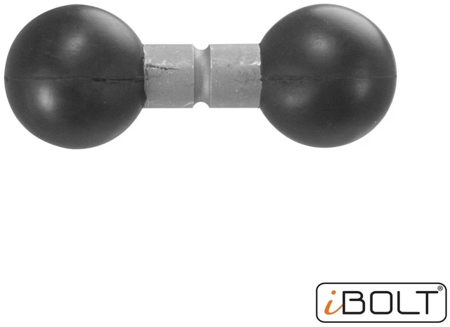 Alt view image 2 of 3 - Metal Extension Ball Adapter 25mm / 1" Metal