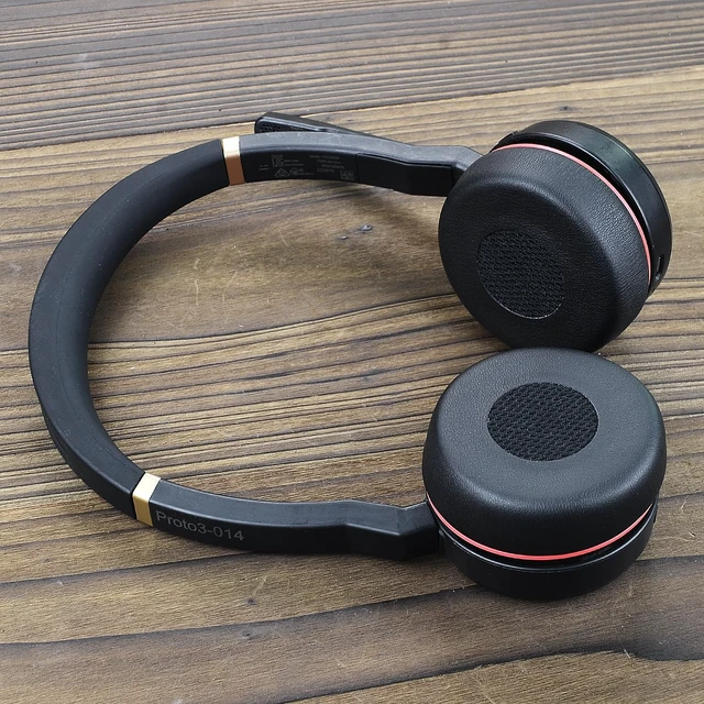 Alt view image 6 of 7 - Protein Leather and Mat Earpads for Jabra Evolve 75 Headset Also for Jabra Evolve 75(75UC 75MS 75SE)Headset(Do not fit Jabra Evolve2 75 PC),Earpads and Mic Foam Replacement