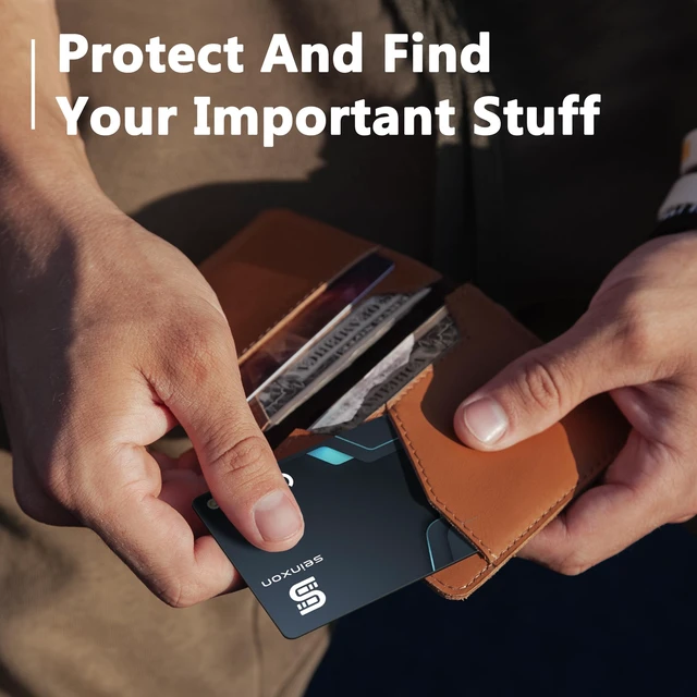 Alt view image 2 of 7 - Wallet Tracker (iOS Only) IP68 Thin Item Finder Card Luggage Located Bluetooth Works with Apple Find My APP & Network - Magnetic Charger (Slim)
