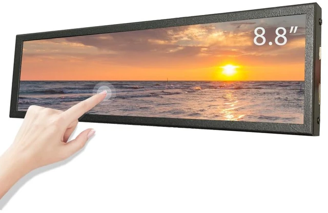 Main image of 8.8 inch Stretched Bar Wide Touch Screen Monitor 480x1920 IPS Long bar LCD Display Secondary Screen PC Case for Windows Rpi4