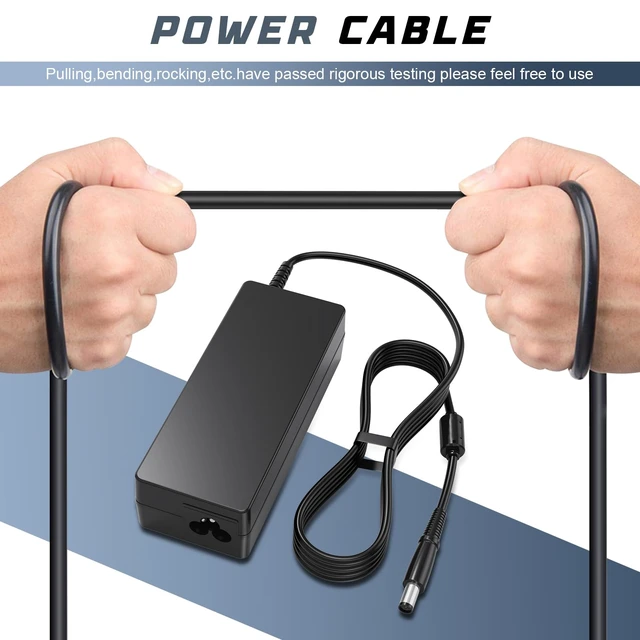 Alt view image 7 of 7 - 90W 65W 19.5V AC Adapter Charger for Dell Latitude 2100 P02T001 ATG D620 PP18L D630 E6400 PP27L E6410 PP27LA001 D531 PP04X E4300 E6400 E5500 E6500 E4200 XFR 8740w