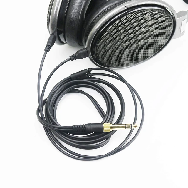 Alt view image 4 of 7 - Replacement Audio Upgrade Cable Compatible with Sennheiser HD650, HD600, HD580, HD660S, HD58X, HD565, HD545, HD535, HD525, HD265, Massdrop HD6XX Headphones 1.5meters/4.9feet