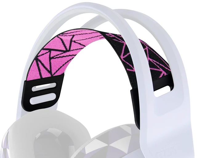 Main image of Headband Cover for Logitech G733/G535/G335 Gaming Headsets, Replacement Headstrap Pad Repair Part - Pink Line