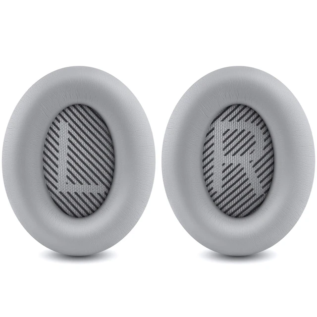Alt view image 6 of 6 - Professional Replacement Ear Pads for Bose QuietComfort 35 QC15 QC25 QC2 QC35/ Ae2 Ae2i Ae2w SoundTrue & SoundLink Over-Ear/Around-Ear Headphones/Soft Protein Leather (Silver)