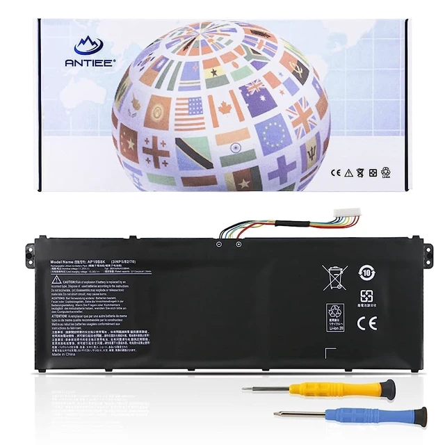 Main image of AP19B8K AP19B5K Laptop Battery for Acer Aspire 3 A315-56 A315-57 A315-57G A315-58 A315-58G A315-59 A315-59G A317-53 A317-52 A317-53G Extensa 15 EX215-54 EX215-54G A317-53G-75TN 3INP5/82/70