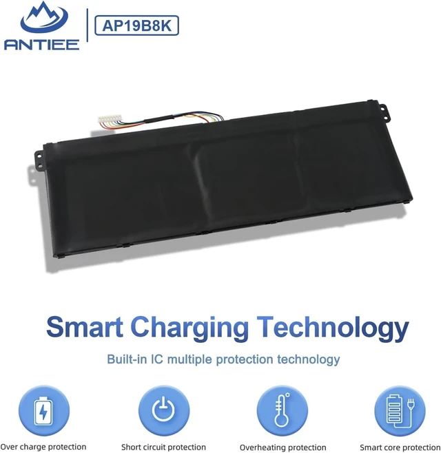 Alt view image 5 of 7 - AP19B8K AP19B5K Laptop Battery for Acer Aspire 3 A315-56 A315-57 A315-57G A315-58 A315-58G A315-59 A315-59G A317-53 A317-52 A317-53G Extensa 15 EX215-54 EX215-54G A317-53G-75TN 3INP5/82/70