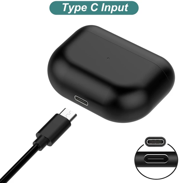 Alt view image 4 of 7 - Charging Case for Jabra Elite 8 Active Gen 2/1 Earbuds (Black) Replacement Charger Case Cover Cradle Dock for Jabra Elite 8 Earbuds