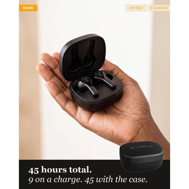 Alt view image 5 of 7 - WX8 - True Wireless Earbuds with Pure Sound, Soft Silicone Ear Buds IPX7 Waterproof, 45H Play, Wireless Charging, Noise Reduction Touch Control, In-Ear Bluetooth Headphones for Sports Running