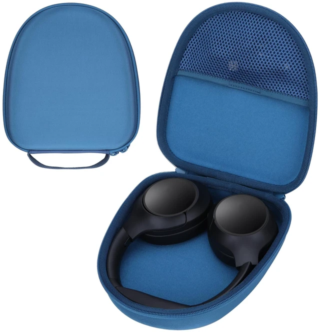 Main image of Headphone Case Compatible with KVIDIO/TOZO/BERIBES/JLab/Raycon Over-Ear Headphones, Universal Portable Travel Organizer (Blue Case)