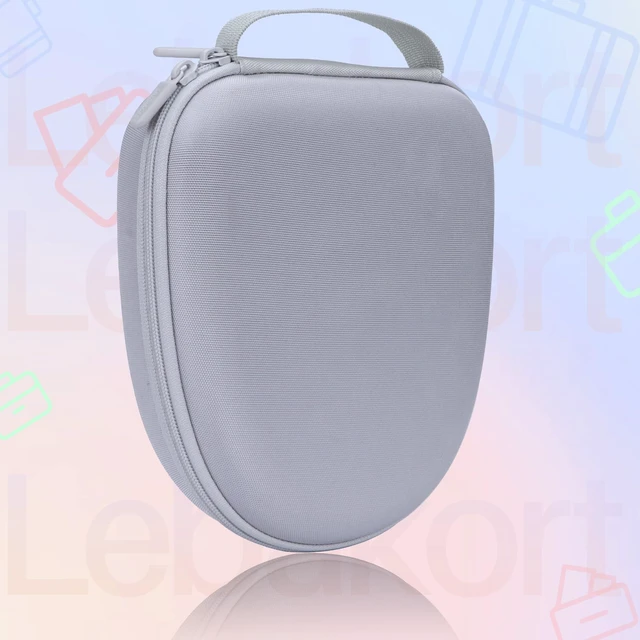 Alt view image 6 of 7 - Hard Carry Case Compatible with Anker Soundcore Life Q20 Q30 Q35 Q40 Q45 Q20+ Q20i / Soundcore Space 2 Hybrid Active Noise Cancelling Headphones (Grey Case)