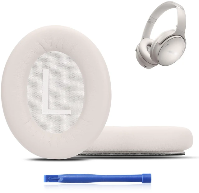 Main image of QC45 Ear Cushions for Bose qc45/45 SE,Larger and Thicker (White Smoke)
