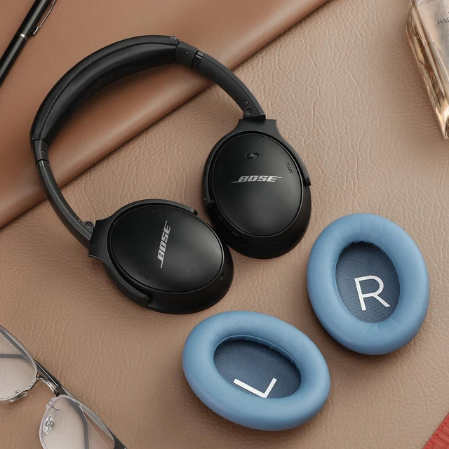 Alt view image 7 of 7 - QC45 Ear Cushions for Bose qc45/45 SE,Larger and Thicker(Blue Dusk)