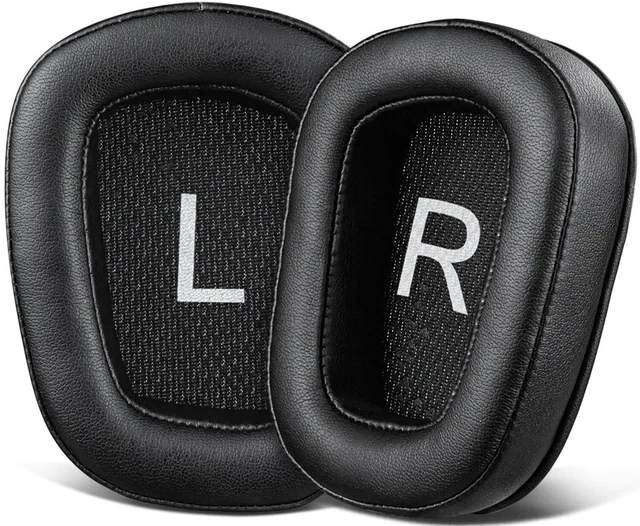 Main image of Earpads for Logitech G935/G933/G930/G432/G35 - Black for G35/G930/G933/G935/G633/G635/G533/G430/G431/G432/G433/G332/G230/G231/G233 Headphones