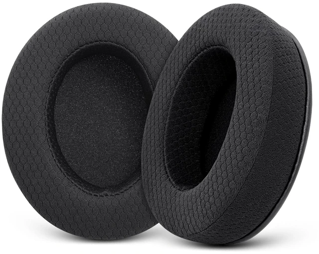 Main image of Mesh Fabric Replacement Ear Pads for Sennheiser HD280 / HD280-Pro - Black Also for HD280-13 / HD281 / HMD280 / HMD280 Pro / HMD280-13 / HMD281 / HMD281 Pro, Cushions with Slow Rebound Memory Foam