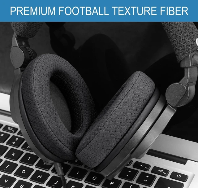Alt view image 4 of 7 - Mesh Fabric Replacement Ear Pads for Sennheiser HD280 / HD280-Pro - Black Also for HD280-13 / HD281 / HMD280 / HMD280 Pro / HMD280-13 / HMD281 / HMD281 Pro, Cushions with Slow Rebound Memory Foam