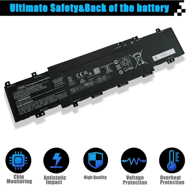 Alt view image 4 of 7 - TI04XL M24563-005 Laptop Battery Replacement for HP Envy 17 Envy 17-ch Series Laptop TI04XL HSTNN-IB9T M24420-1D1 TI04055XL M24420-1C1 Battery 15.12V 55.67Wh