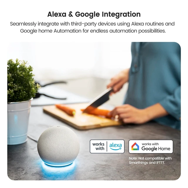 Alt view image 5 of 7 - WiFi Presence Sensor 1 Pack, 24G mmWave Radar Smart Motion Sensor Wired, Support Alexa/Google Home, Real-time Human Occupancy Sensor, No Hub Required