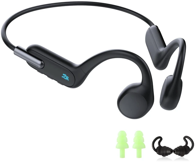 Main image of Bone Conduction Swimming Headphones, IPX8 Waterproof, 32GB MP3 for Underwater Listening, IPX8 Waterproof Open-Ear Design for Swimming and Pool Workouts