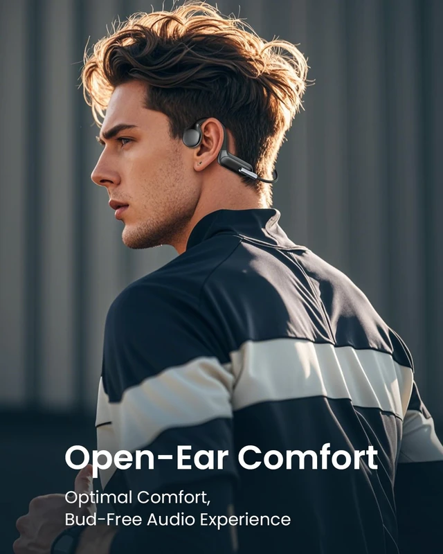Alt view image 2 of 7 - Bone Conduction Swimming Headphones, IPX8 Waterproof, 32GB MP3 for Underwater Listening, IPX8 Waterproof Open-Ear Design for Swimming and Pool Workouts
