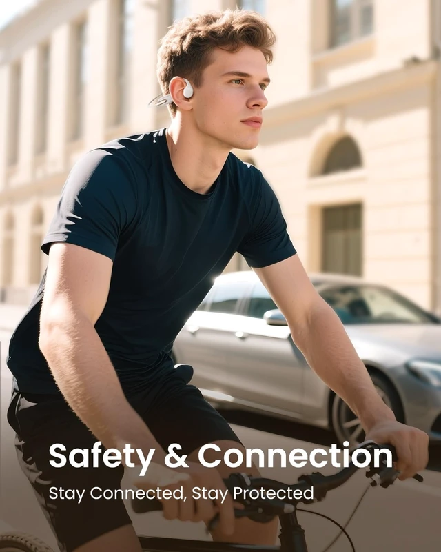 Alt view image 5 of 7 - Bone Conduction Headphones for Swimming, IPX8 Waterproof Open-Ear Headphones with 32GB MP3 and Bluetooth 5.3 for Running and Workouts