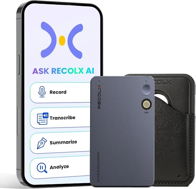 Main image of Tap Pro AI Voice Recorder, AI Taking Device and Meeting Recorder 64GB Audio Recorder with AI Noise Cancellation,154 Languages, Audio Recording Device for Interviews, Class Notes and Work