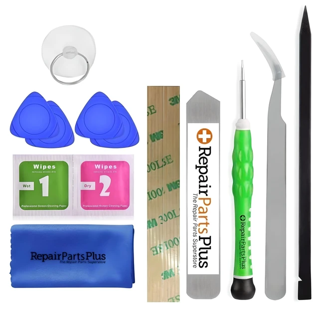 Alt view image 5 of 7 - RepairPartsPlus Premium DIY Kit for iPad 7th 8th Generation Screen Replacement (10.2" 7 8 A2197 A2198 A2200 A2270 A2428 A2429 A2430) Glass Touch Digitizer + Button, Adhesive, Guide/Videos-White