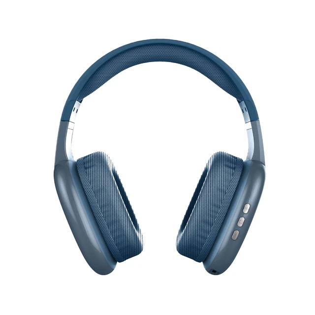 Alt view image 2 of 6 - Wave-56 Wireless Headphones, 40H Battery, Hi-Res Audio, Enhanced Bass, Noise Cancelling, Transparency Mode, Lightweight Over-Ear Bluetooth Headphones with Comfort Fit, Travel-Friendly (Navy)
