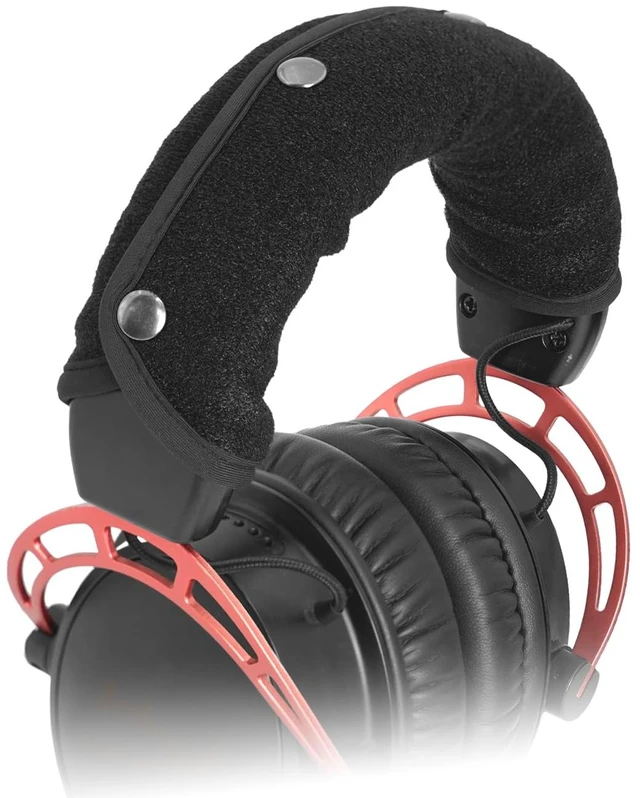 Main image of Replacement Headphone Headband Cover for HyperX Cloud & Alpha,Cloud 1/2/3/Pro,Cloud X/Core,Flight,Stinger Gaming Headset,Headband Cushion Easy Installation No Tool Needed-Velvet Black