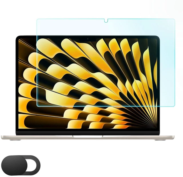 Main image of Screen Protector for MacBook Air 15.3 inch (M2/M3/M4/M5 Chip, Models: A3448 A3241 A3114 A2941), Eye Protection Anti-Blue Light Anti-Glare Filter for Laptop