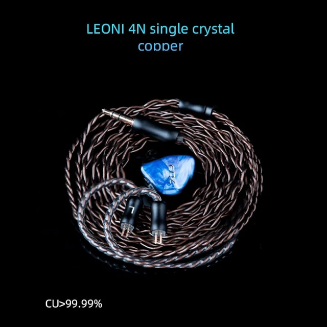 Alt view image 7 of 7 - Q1 PRO in Ear Monitor Gaming Earbuds 3.5mm with Mic Detachable Cable 10mm LCP+PU Dynamic Driver Dual Cavity Dual Magnetic IEM, 3D Printed Resin 4N Single Crystal Copper Cable Wired Earphones