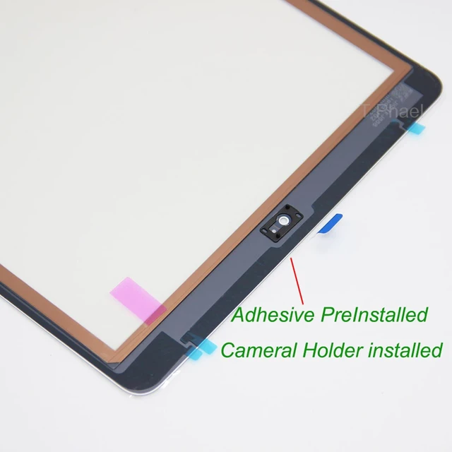Alt view image 4 of 7 - White Touch Screen Digitizer Repair Kit for iPad 9.7" 2018 iPad 6 6th Gen A1893 A1954 Front Glass Replacement (Without Home Button,not Include LCD) + Tools