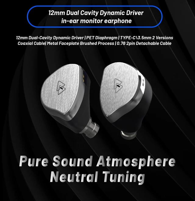 Alt view image 2 of 7 - BQ10 Wired in-Ear Earbuds, 12mm Dynamic Driver, Type C with Mic Gaming & Monitor Earphones with Remote Control, 3.5mm Compatible, High Fidelity Sound for Smartphones