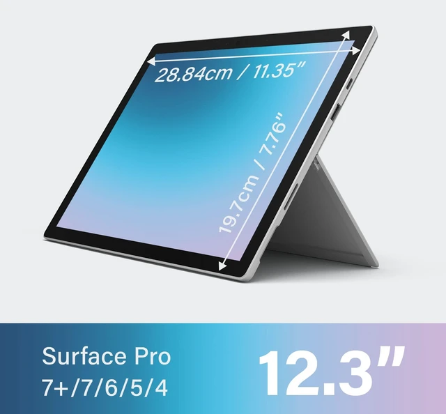 Alt view image 2 of 7 - Magnetic Privacy Screen Protector for Surface Pro 12.3 inch (7+/7/6/5/4), Easy On/Off Privacy Filter, Anti-Blue Light, Glare, Laptop Screen Filter, Compatible with Surface Pro 12.3"