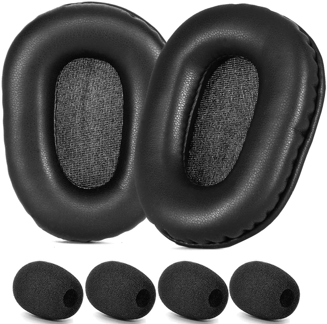Main image of Earpads for BlueParrott B450-XT B450XT S450-XT Headset B450-XT Mod Kit Ear Pads + Mic Foam for BlueParrott B450-XT B450XT S450-XT Headset,Softer Leather Noise Cancelling Foam
