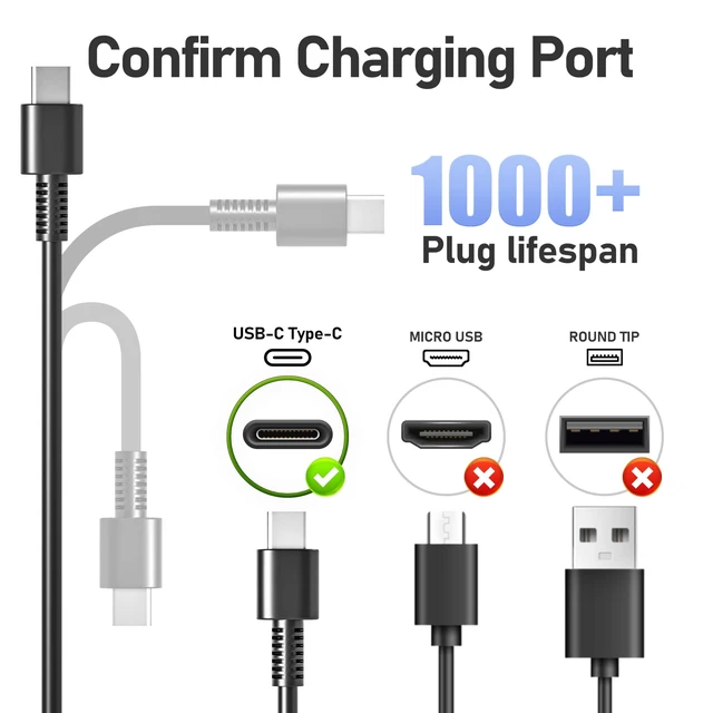 Alt view image 3 of 7 - 100W USB-C Charger for Dell Laptop Precision 3541 3560 3561 3580 5770 5680 20V 5A Type-C Laptop AC Adapter for XPS 14 9440 Latitude 5420 5530 5540 3440 7420 9450 9440 2-in-1 Inspiron 14 7440 16 7640