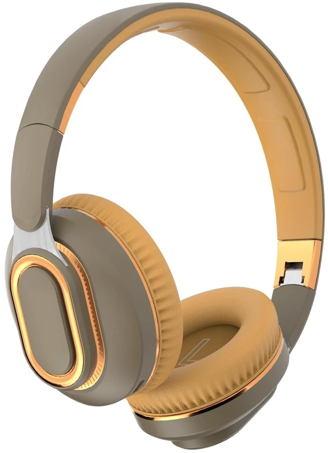 Main image of H7 Foldable Bluetooth Wireless Over Ear Headphones, Brown-Green 30H Playtime,1.5m Audio Cable, HiFi Stereo Lightweight Headset,With Mic,For Travel/Gift/PC/Office/Cellphone