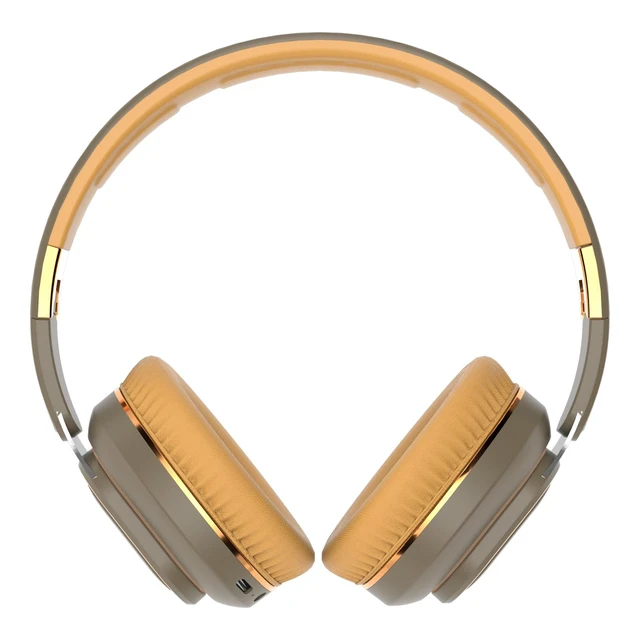 Alt view image 7 of 7 - H7 Foldable Bluetooth Wireless Over Ear Headphones, Brown-Green 30H Playtime,1.5m Audio Cable, HiFi Stereo Lightweight Headset,With Mic,For Travel/Gift/PC/Office/Cellphone